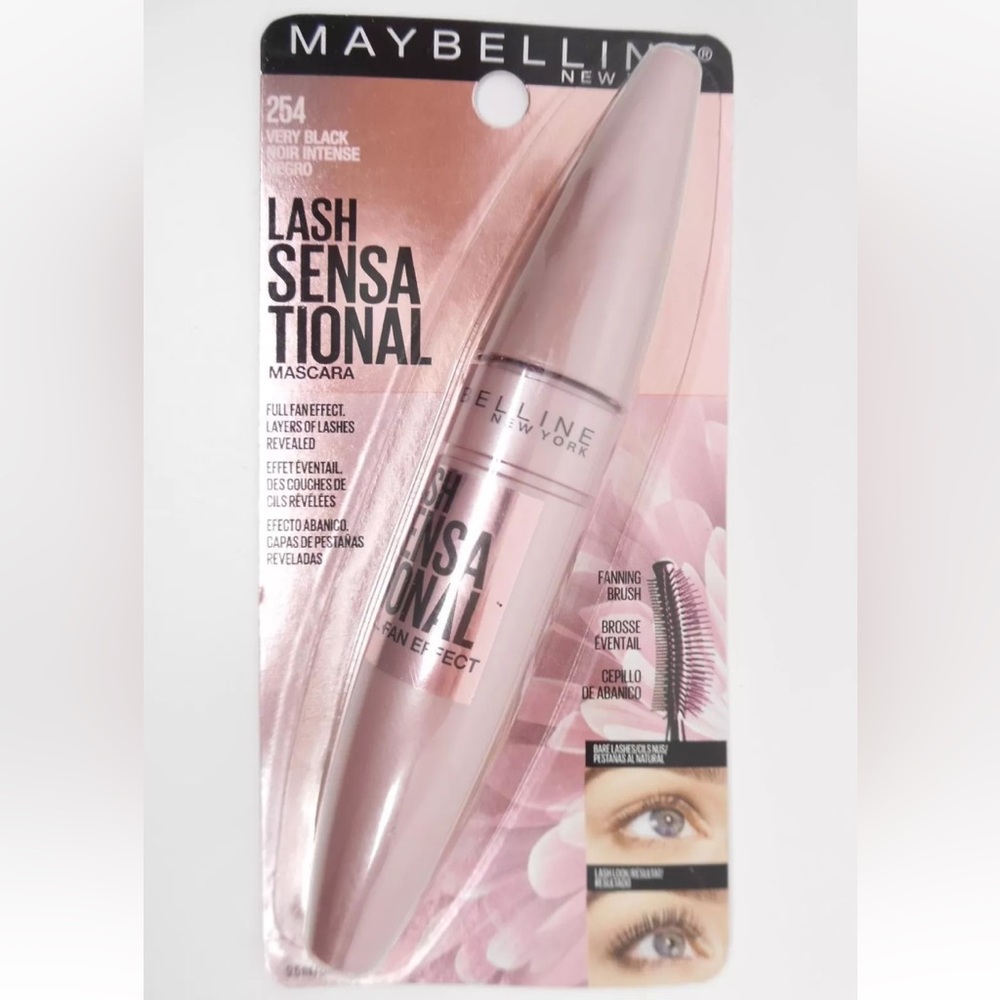 💎 Maybelline Lash Sensational Mascara #254 Very Black Full-Size New